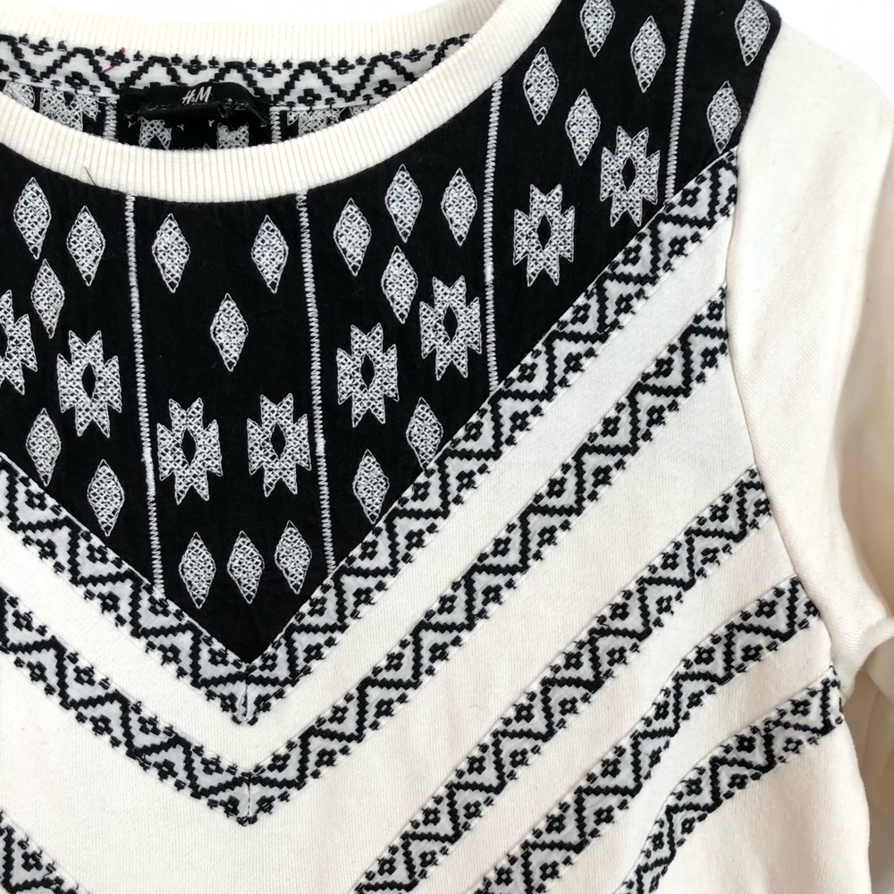 H&M Tribal Embroidered Sweatshirt - Collection
